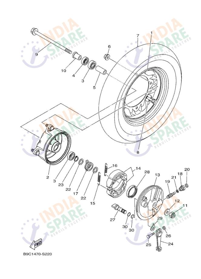 FRONT WHEEL